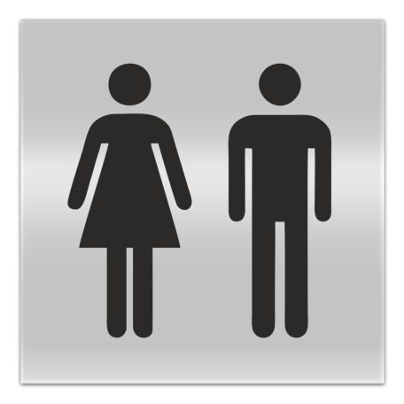 Női/férfi WC piktogram 