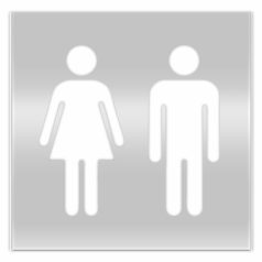 Női/férfi WC piktogram #2