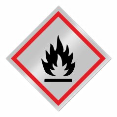 Vigyázat tűzveszély tábla