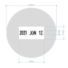 Irodai dátumbélyegző szöveggel - Colop R40 dater