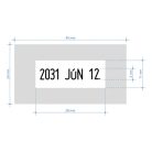 Irodai dátumbélyegző szöveggel - Colop S260 dater 