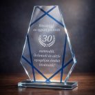 Gravírozható üvegdísz - Sarah3 21 cm