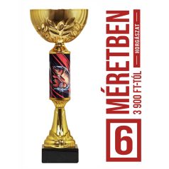 Horgász serleg ponty szimbólummal - SCS/A-HPX M:35,5 cm