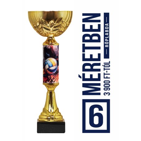 Röplabda serleg - SCS/A-RY   H:35,5 cm