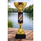 Bojlis horgászverseny serleg ponty szimbólummal - SCS/B-HPZ M:33,5 cm