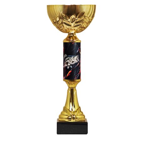 Pergető verseny serleg süllő szimbólummal - SCS/B-HSX M:33,5 cm