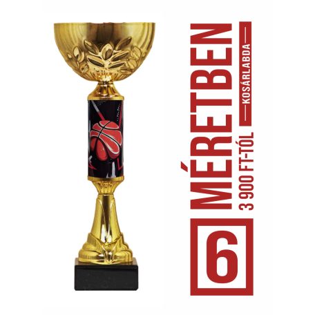 Kosárlabda serleg - SCS/D-KY   H:28 cm