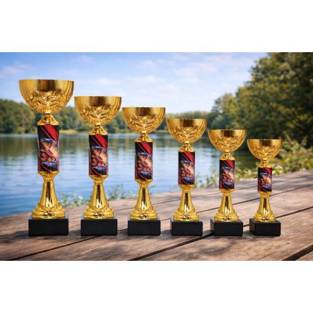 Horgász serleg ponty szimbólummal - SCS/E-HPX M:26 cm
