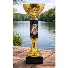   Bojlis horgászverseny serleg ponty szimbólummal - SCS/E-HPZ M:26 cm