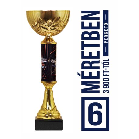 Pergető horgászverseny serleg - SCS/E-PY   H:26 cm