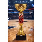 Kosárlabda serleg - SCS/F-KZ   H:22,5 cm