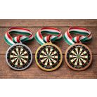Darts érem szalaggal - ezüst 50 mm