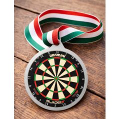 Darts érem szalaggal - ezüst 70 mm