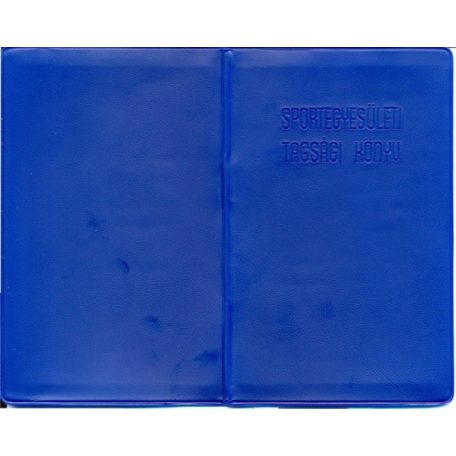 Tagnyilvántartó kék könyv