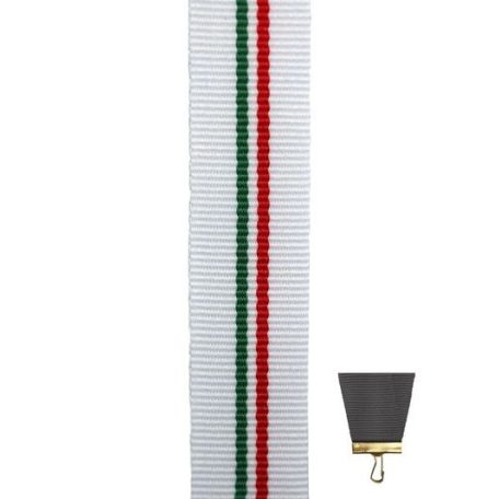 NEMZETI-FEHÉR SZÉLES 2 cm éremszalag