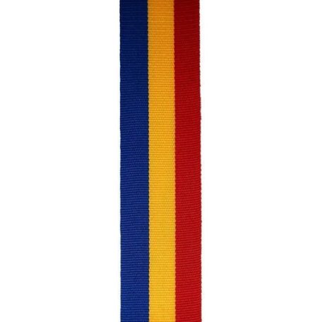 KÉK-SÁRGA-PIROS éremszalag 2 cm