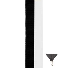 FEKETE-FEHÉR éremszalag 2,2 cm
