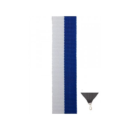 KÉK-FEHÉR éremszalag 2,2 cm