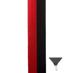 PIROS-FEKETE éremszalag 2,2 cm
