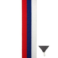 PIROS-KÉK-FEHÉR éremszalag 2,2 cm