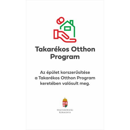 Takarékos Otthon Program tábla