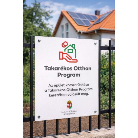 Takarékos Otthon Program tábla