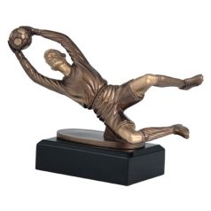 Kapus resin szobor - Legjobb kapus trófea 14,5 cm