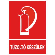 Tűzoltókészülék tábla 