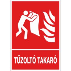 Tűzoltó takaró tábla