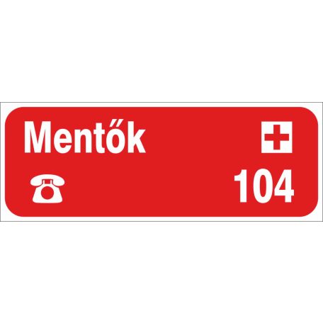 Mentők telefonszám 104