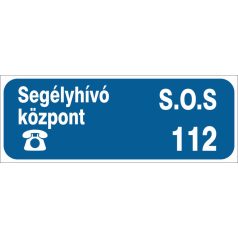 Segélyhívó központ telefonszám 112
