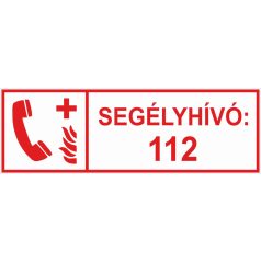 Segélyhívó telefonszám 112