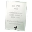 Üveg W203  h:15x10 cm 