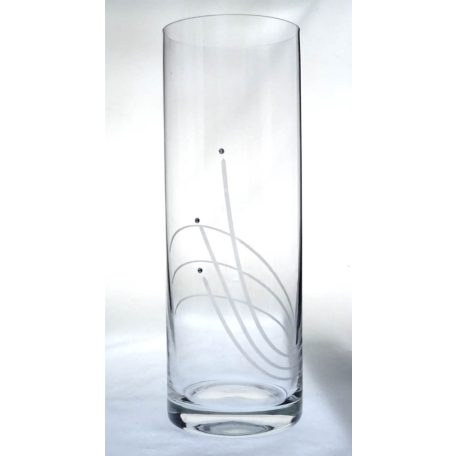 Váza 300 mm, magas minőségű kristállyal díszítve