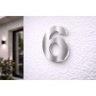 Ezüst színű házszámok - több méretben