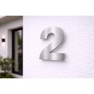 Ezüst színű házszámok - több méretben