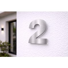 Ezüst színű házszámok - több méretben