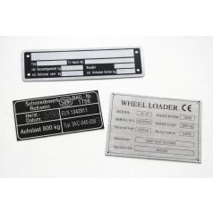 Gravírozott adattábla