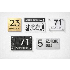 Házszámtáblák