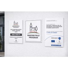 Pályázati projekttáblák