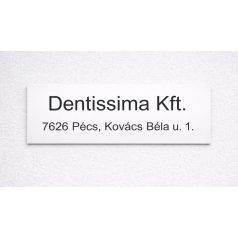   Gravírozott műanyag cégtábla több méretben és színben