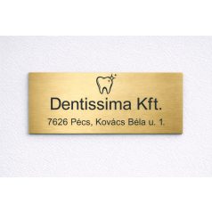   Gravírozott műanyag cégtábla több méretben és színben