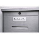 Gravírozott cégtábla postaládára - több színben és méretben