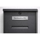 Gravírozott cégtábla postaládára - több színben és méretben