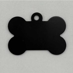 Kutyabiléta csont alakú (fekete)