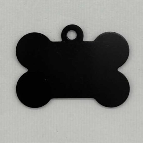 Kutyabiléta csont alakú (fekete)