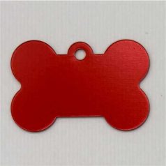 Kutyabiléta csont alakú (piros)