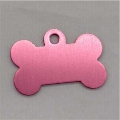 Kutyabiléta csont alakú (rózsaszín)