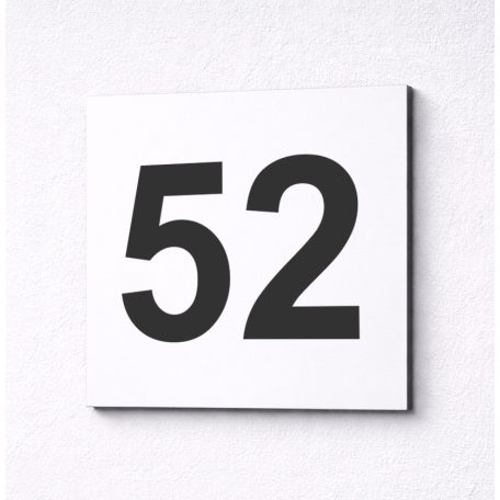 Házszámtábla - több méretben és színben
