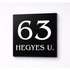 Házszámtábla - több méretben és színben